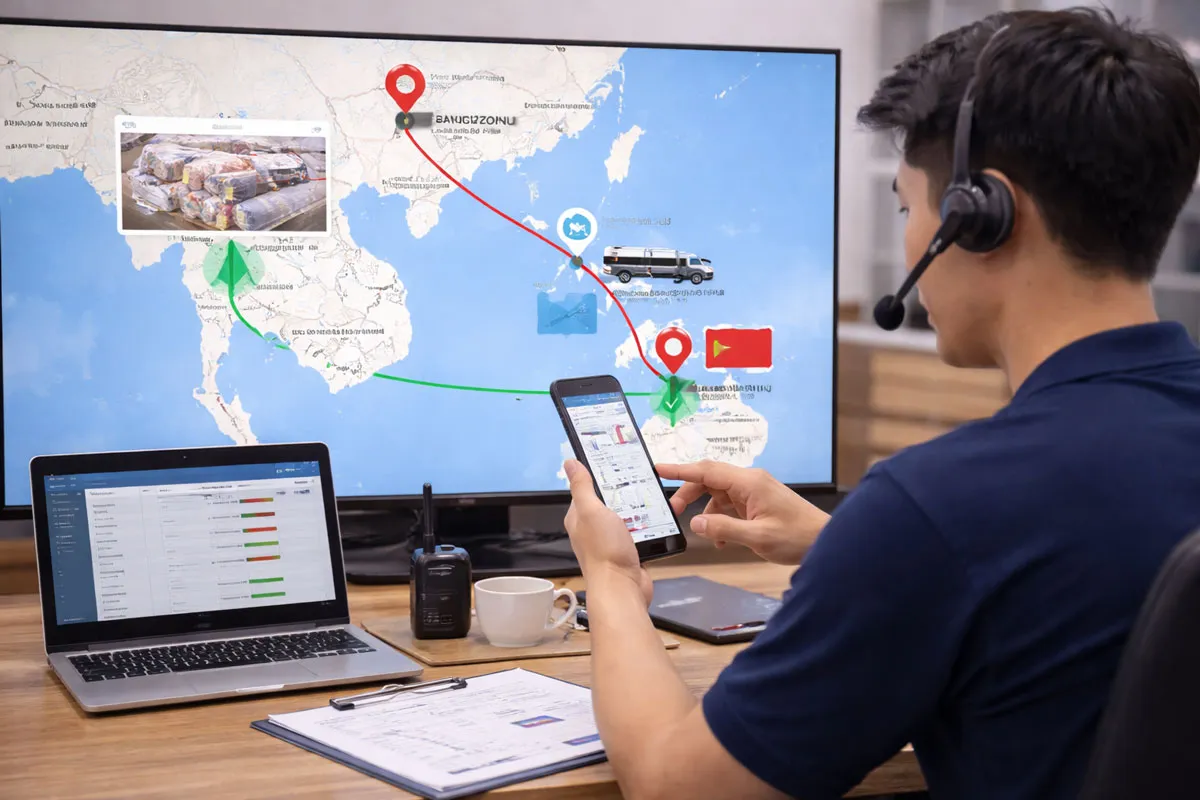 Phòng điều phối logistics tại Việt Nam