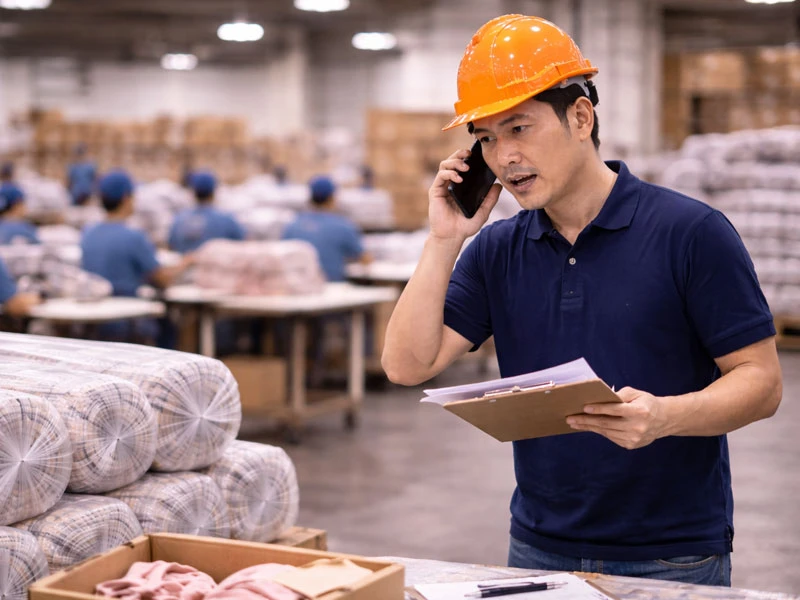 5 sai lầm khiến xưởng may kẹt đơn vì vận chuyển vải